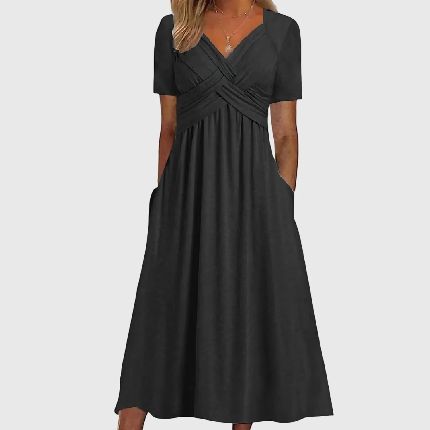 Elegantes Midikleid für Frauen mit Bauchkontrolle – Perfekt für jeden Anlass - Image 2