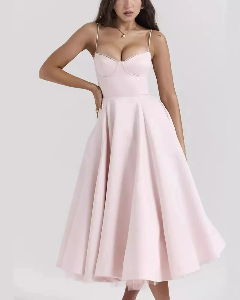 Elegantes Partykleid mit Volumen | Midi - Image 2