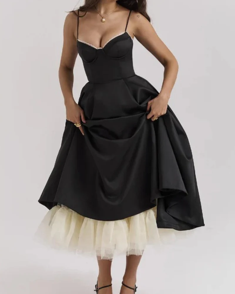 Elegantes Partykleid mit Volumen | Midi - Image 8