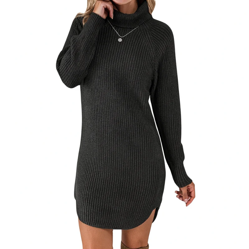 Elegantes Strickkleid Damen Lang – Warm und Vielseitig für Winter und Besondere Anlässe - Image 2