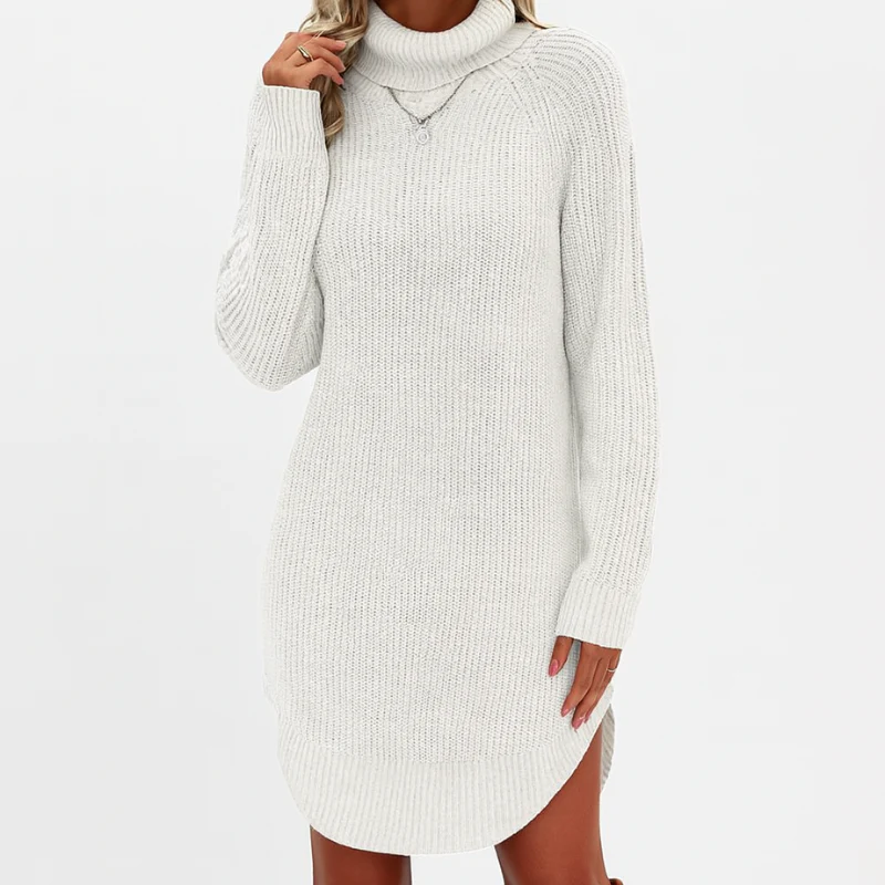 Elegantes Strickkleid Damen Lang – Warm und Vielseitig für Winter und Besondere Anlässe - Image 5