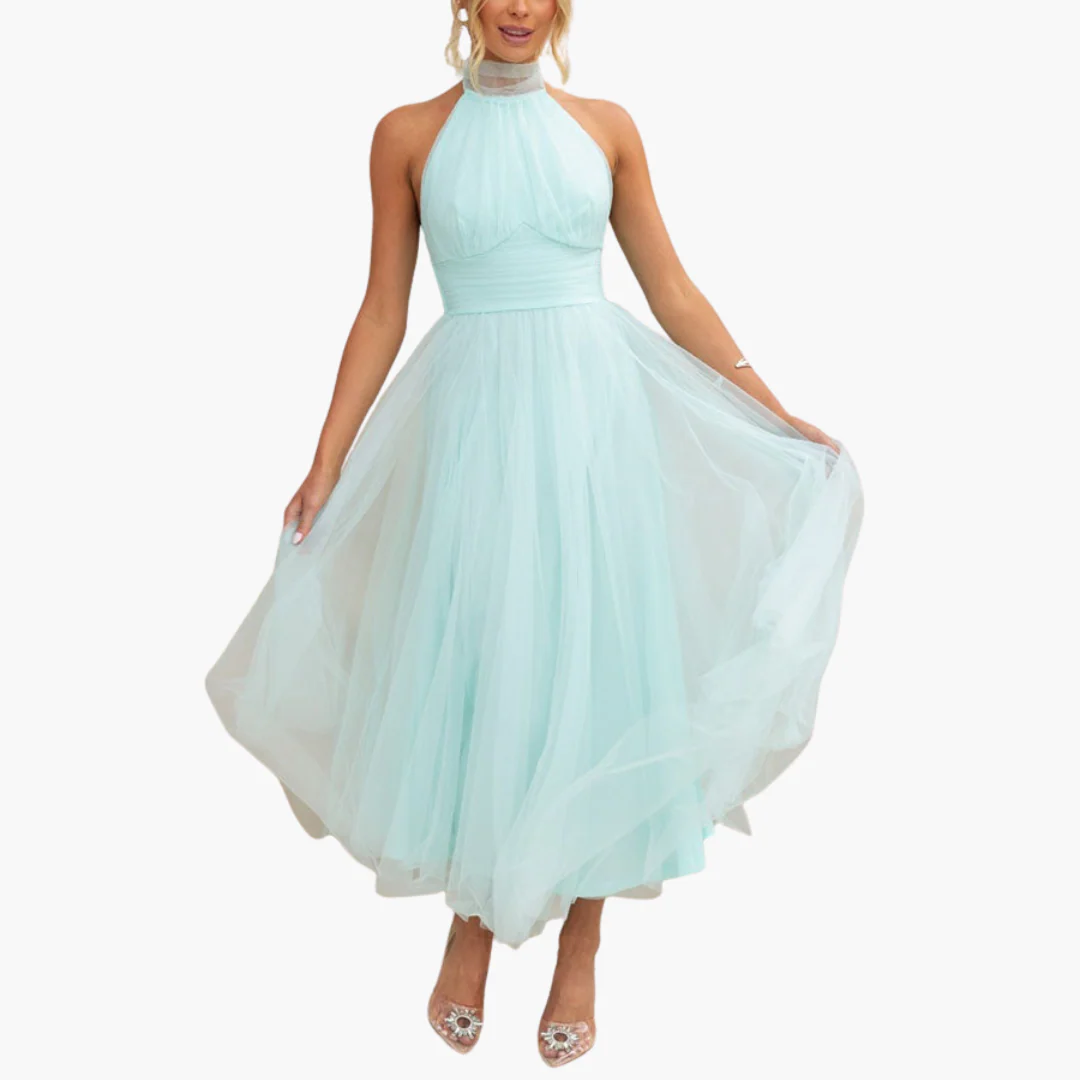 Elegantes Tüllkleid für Damen - Perfekt für festliche Anlässe - Image 6