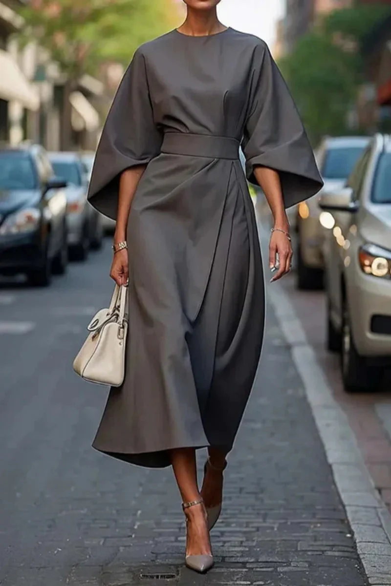 Elegantes Vintage-Kleid für Damen | Midi - Image 8