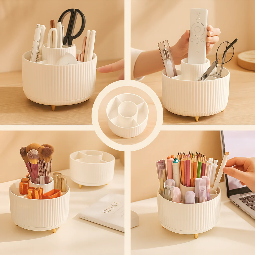 ElegantSpin 360° Drehbarer Organizer – Kosmetik Aufbewahrung - Image 3