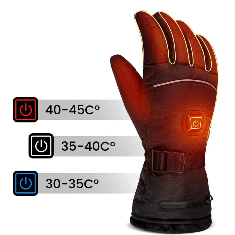 Elektrische Heizhandschuhe mit Touchscreen – 3 Heizstufen, schnelle Wärme für Outdoor-Aktivitäten - Image 2