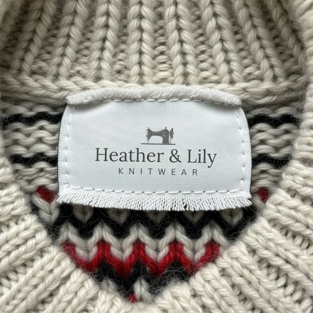 Elena | Vintage Isländische Strickjacke - Image 2