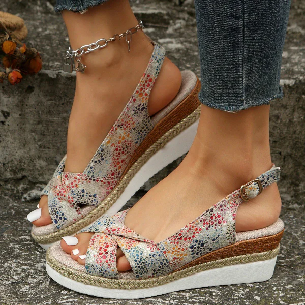 Elevia™ – Damen Sandalen mit Elegantem Keilabsatz - Image 3
