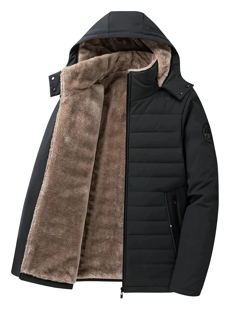 Eli – stylische winterjacke für herren – warme, wattierte leecejacke mit kapuze - Image 2