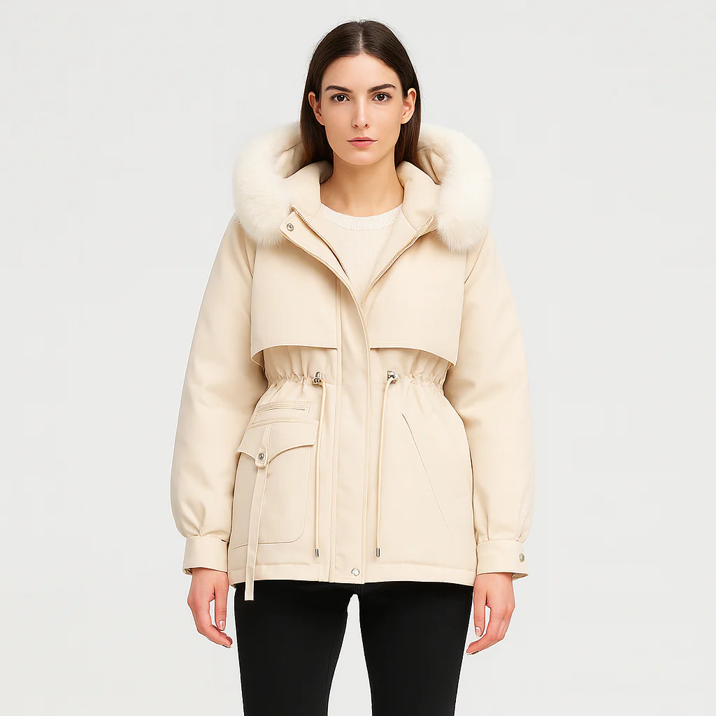 Éliane | Eleganter Winterparka aus Kunstfell - Image 3