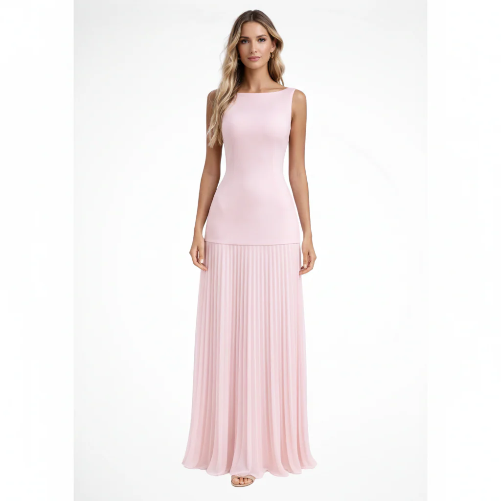 Elina | Damen Elegantes Plissee Maxi Kleid Formell – Plissee Maxi Elegant 2026 - Image 6
