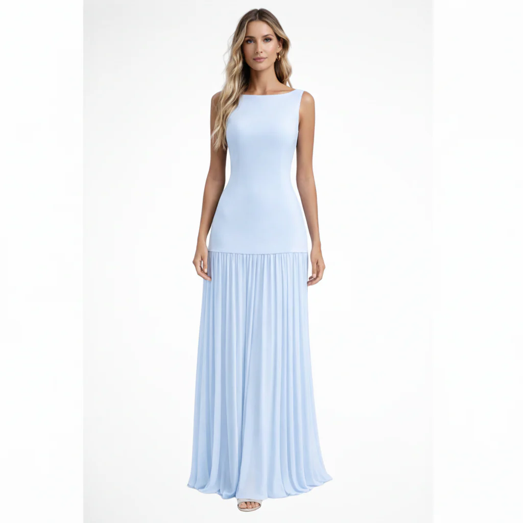 Elina | Damen Elegantes Plissee Maxi Kleid Formell – Plissee Maxi Elegant 2026 - Image 8