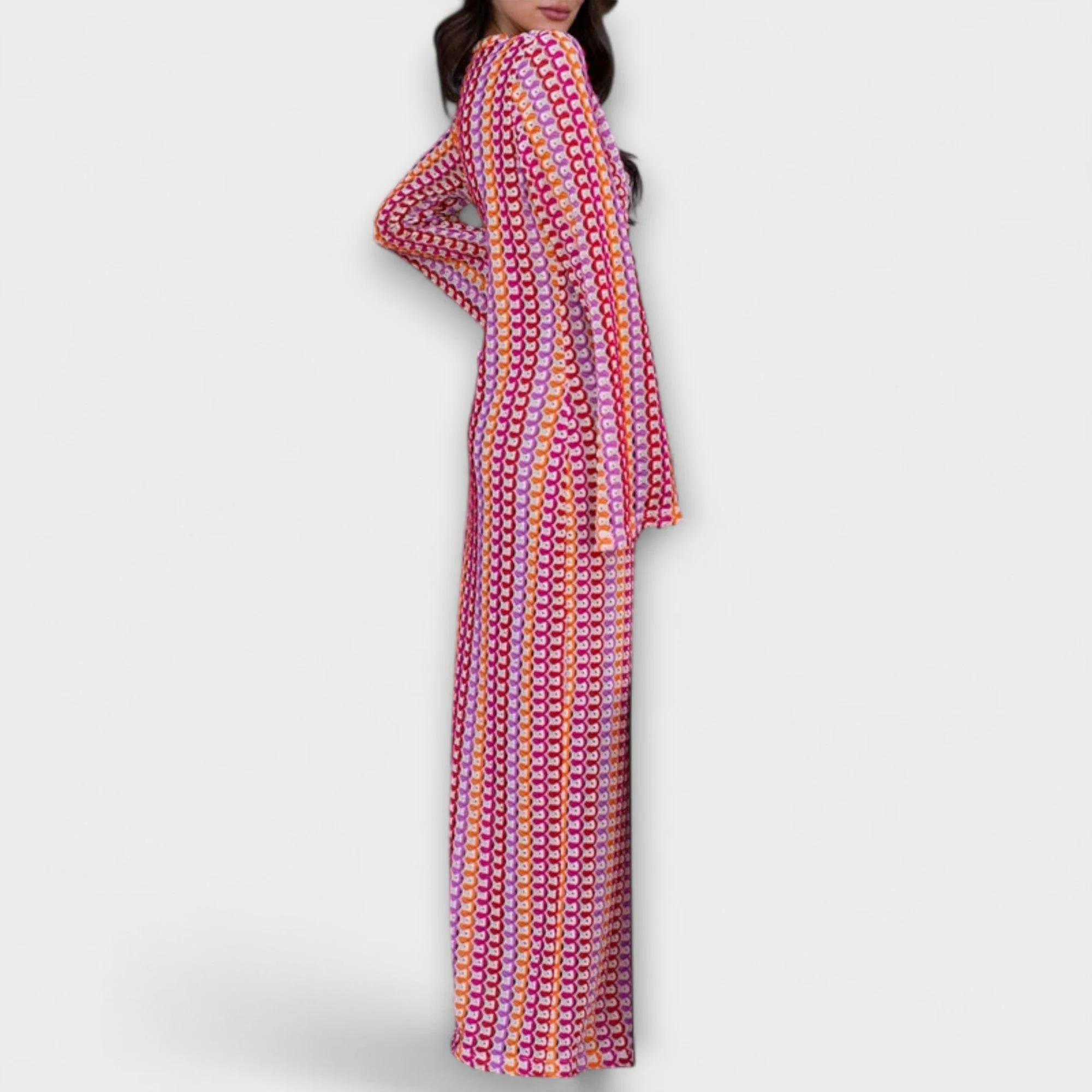 Eliora – Maxikleid mit V-Ausschnitt und Urlaubsflair - Image 9