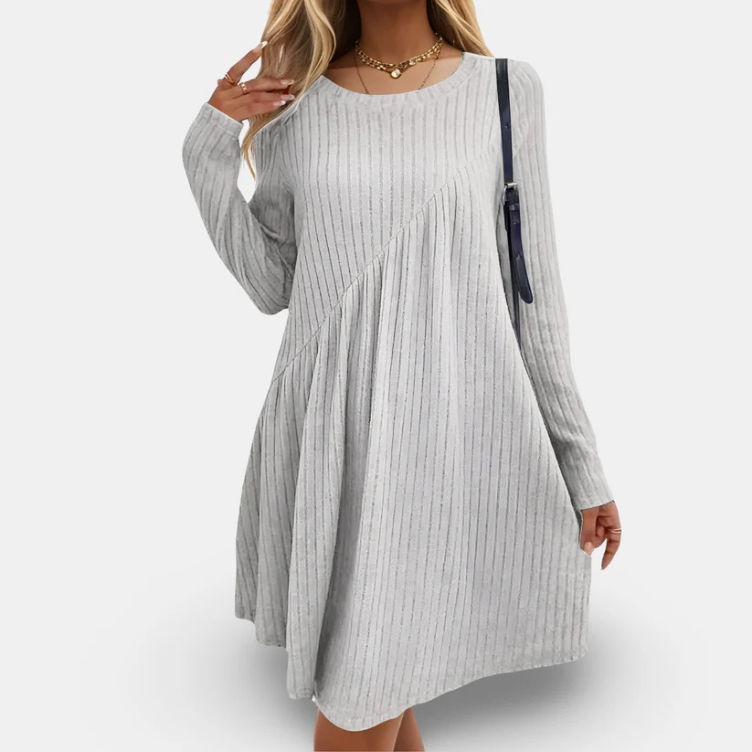 ELISA - LOCKERES STRICKKLEID MIT RIPPENMUSTER - Image 5