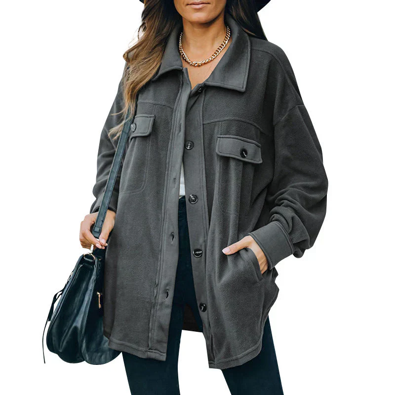 Elise - fleece-knopf-jacke - Image 2