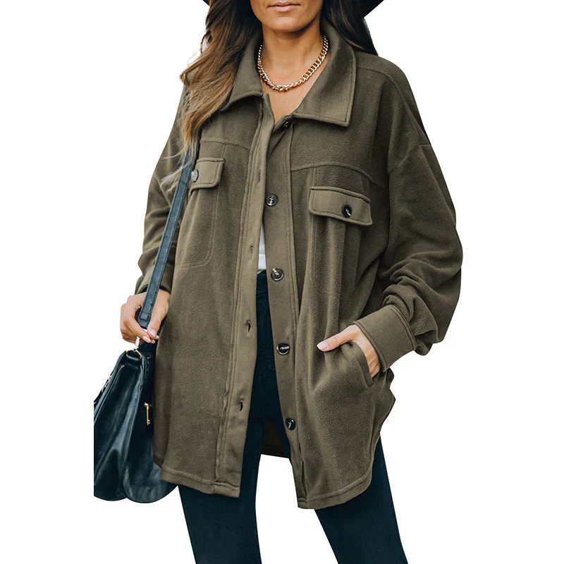 Elise - fleece-knopf-jacke - Image 3