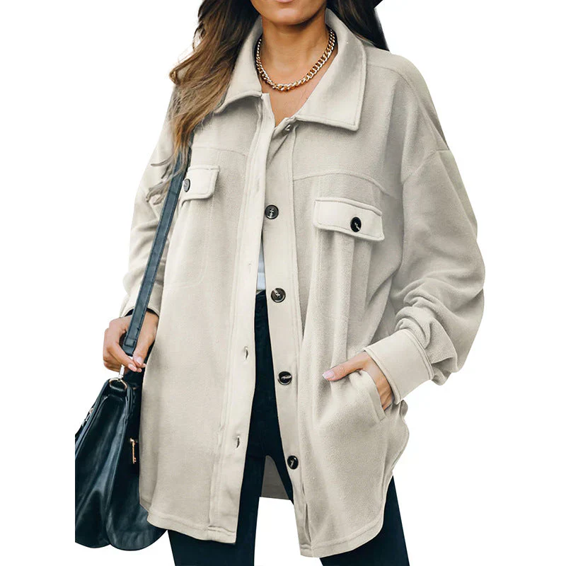 Elise - fleece-knopf-jacke - Image 4