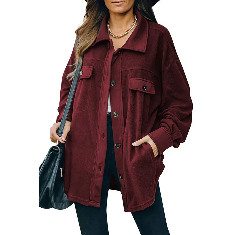 Elise - fleece-knopf-jacke - Image 5
