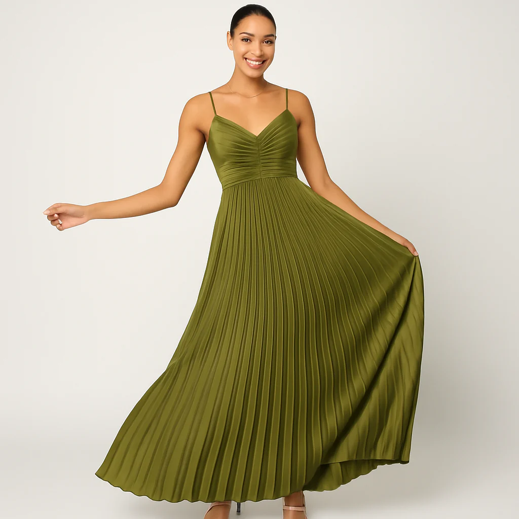 Elise – Plissierter Midikleid für elegante Anlässe - Image 7