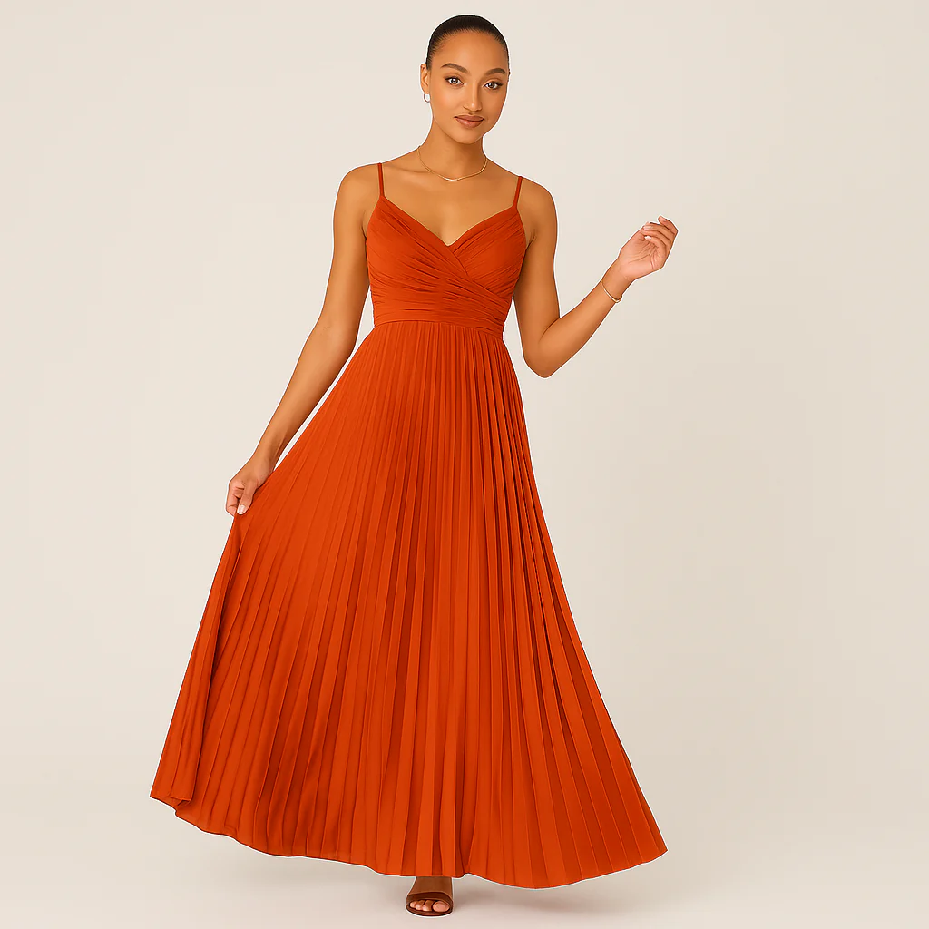 Elise – Plissierter Midikleid für elegante Anlässe - Image 8