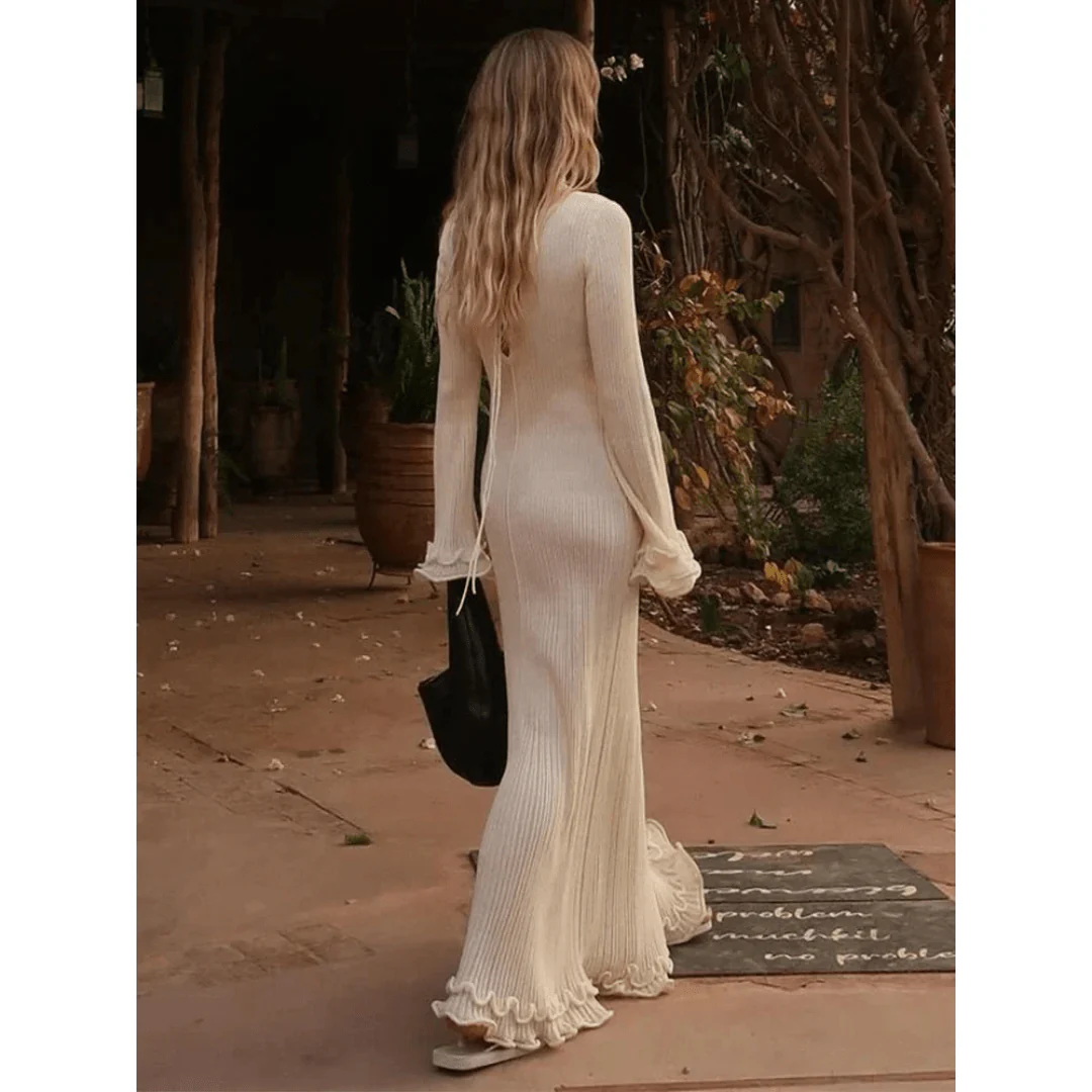 Ellasandra Langärmeliges Maxikleid