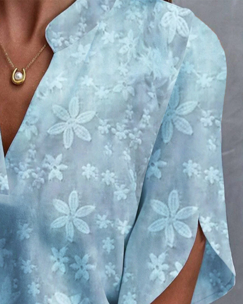 Ellen | Bluse mit Blumendruck