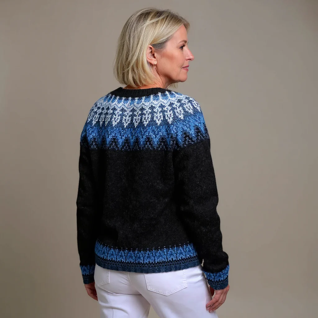 Elli | Vintage Isländische Strickjacke - Image 3