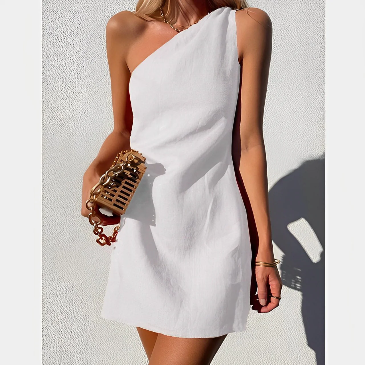 Elliana - Elegantes und stilvolles One-Shoulder-Kleid für Frauen - Image 3