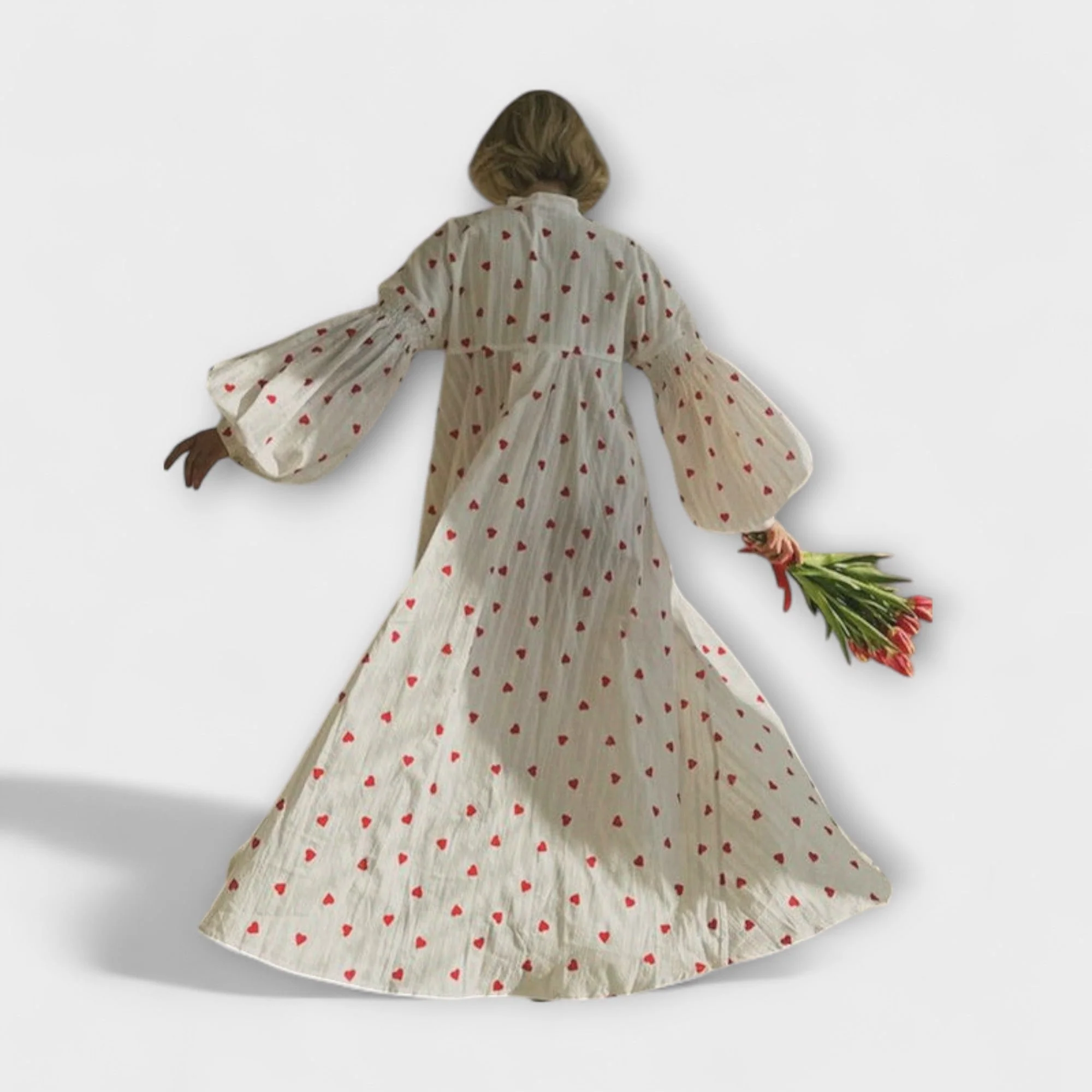 Elna – Romantisches Jacquardkleid mit Herzmuster - Image 10