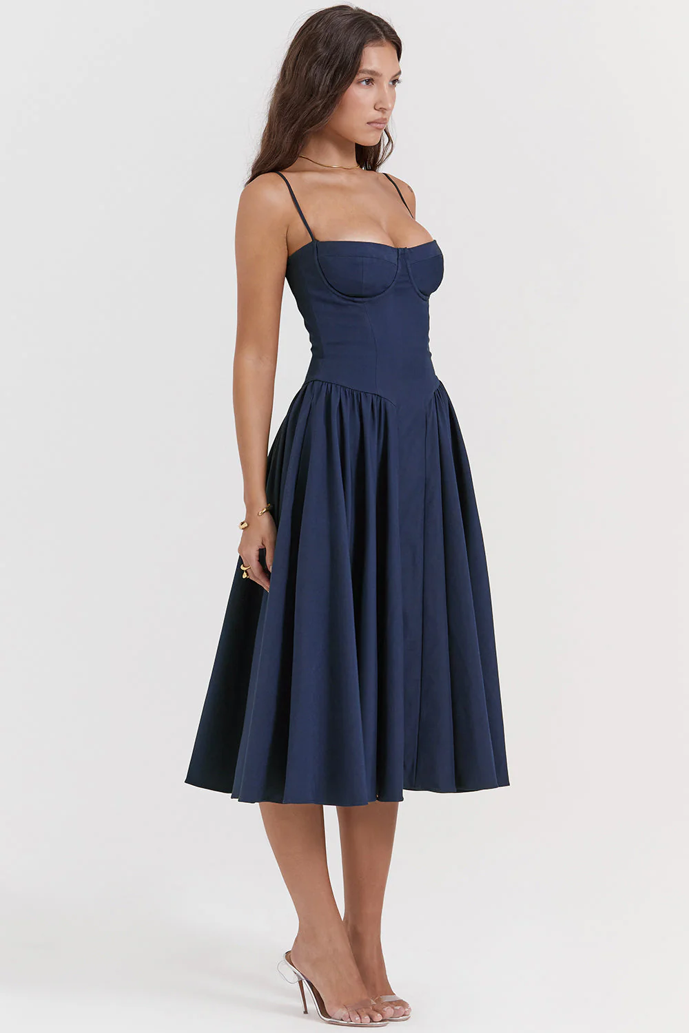 Élodie Verfeinerte Midi-Kleid - Image 3