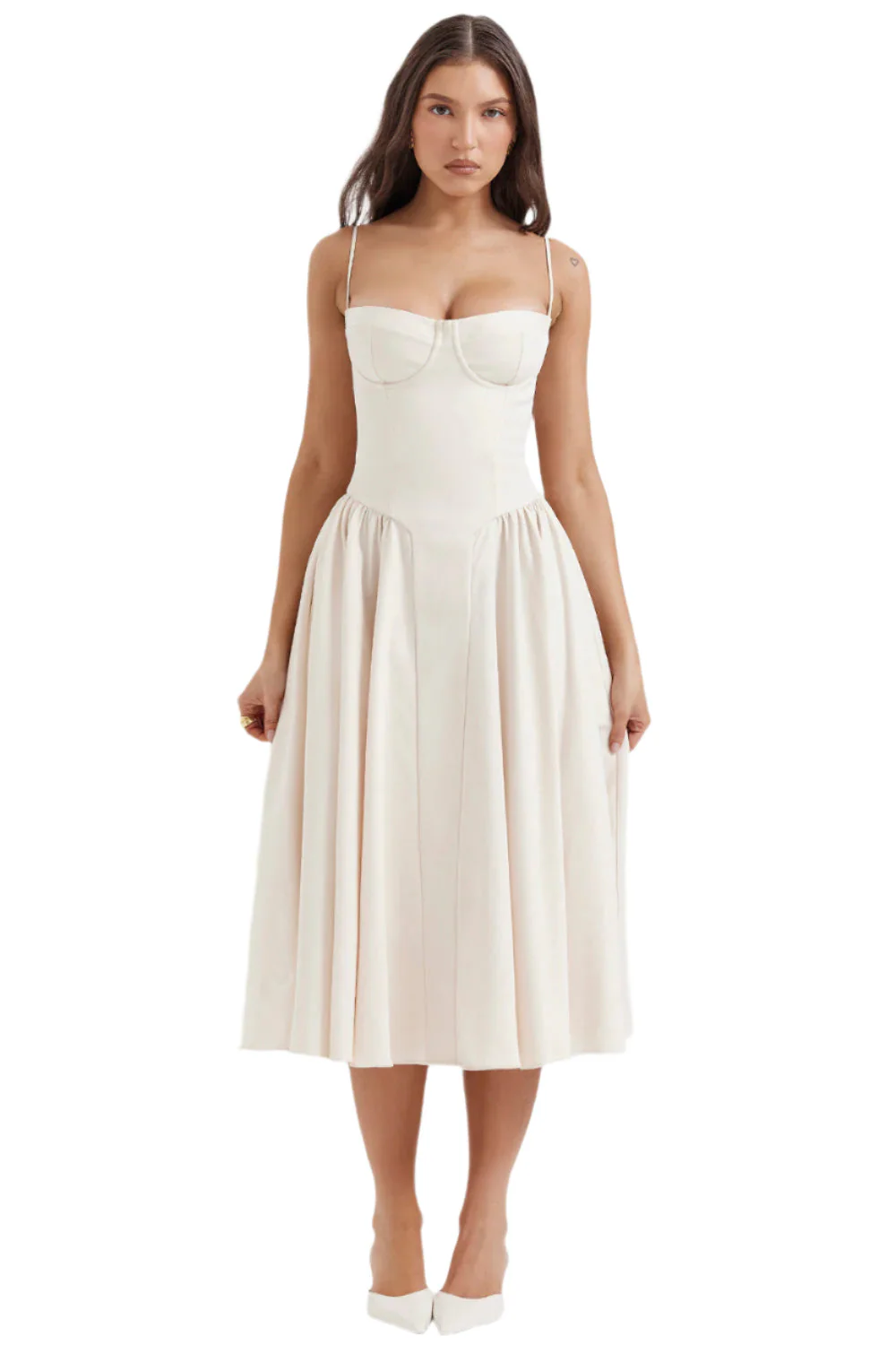 Élodie Verfeinerte Midi-Kleid - Image 9