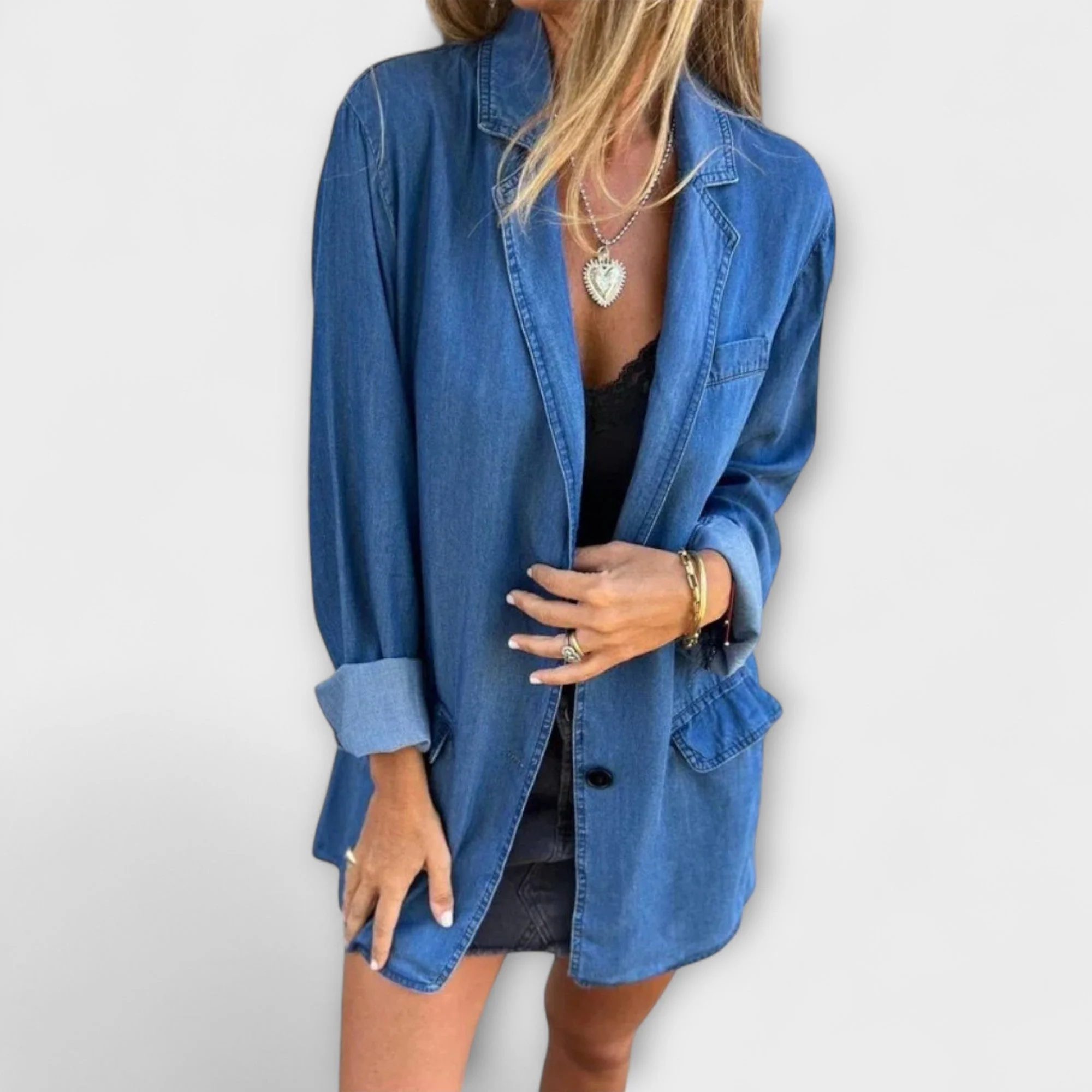 Eloria – Lässige Denimjacke - Image 5