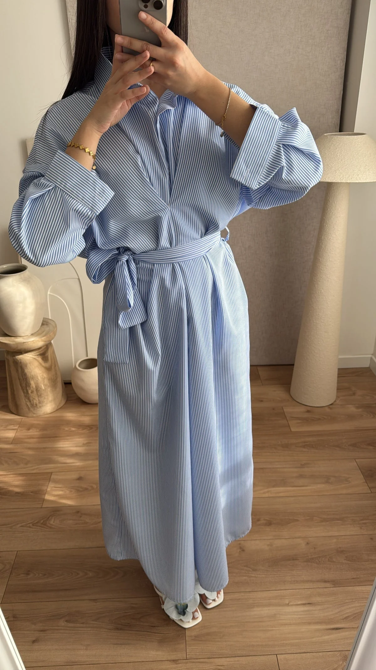 Elowen Lang Blusenkleid mit Langen Ärmeln - Image 3