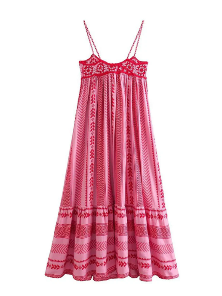 Elowen Rygfri Spaghetti-Träger Maxi Kleid - Image 2