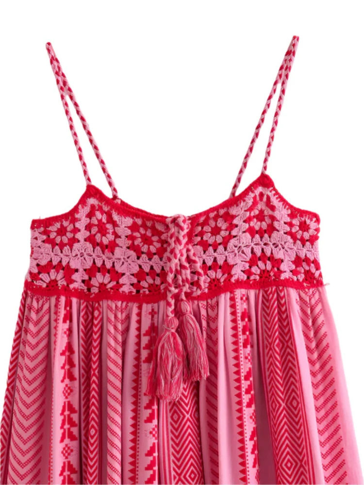Elowen Rygfri Spaghetti-Träger Maxi Kleid - Image 3
