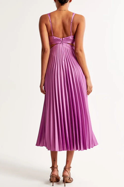 Elsa | Elegantes Plissiertes Maxikleid - Image 2