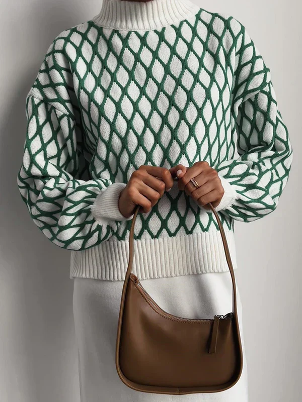Elsa | Karierter Pullover für gemütliche Winterabende - Image 6
