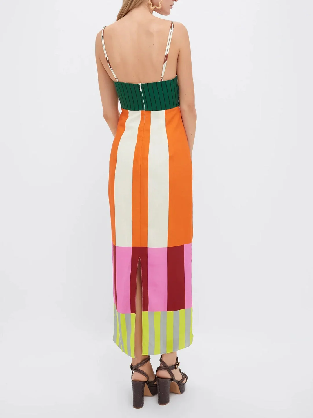 Elsa - Mehrfarbiges Langarmkleid - Image 3