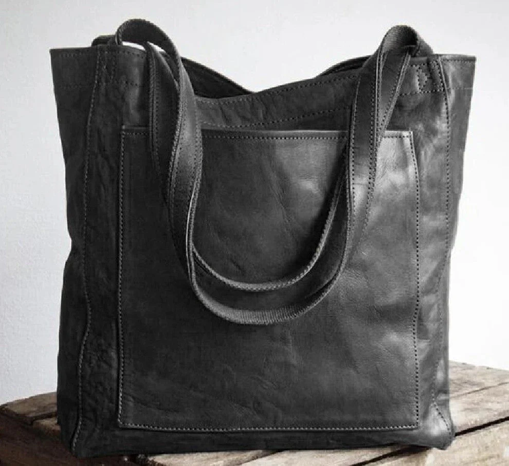 Elsbetha® | Klassische Leder Schultertasche