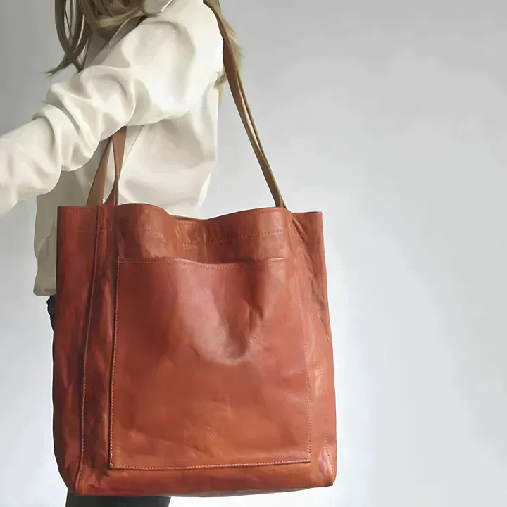 Elsbetha® | Klassische Leder Schultertasche - Image 2
