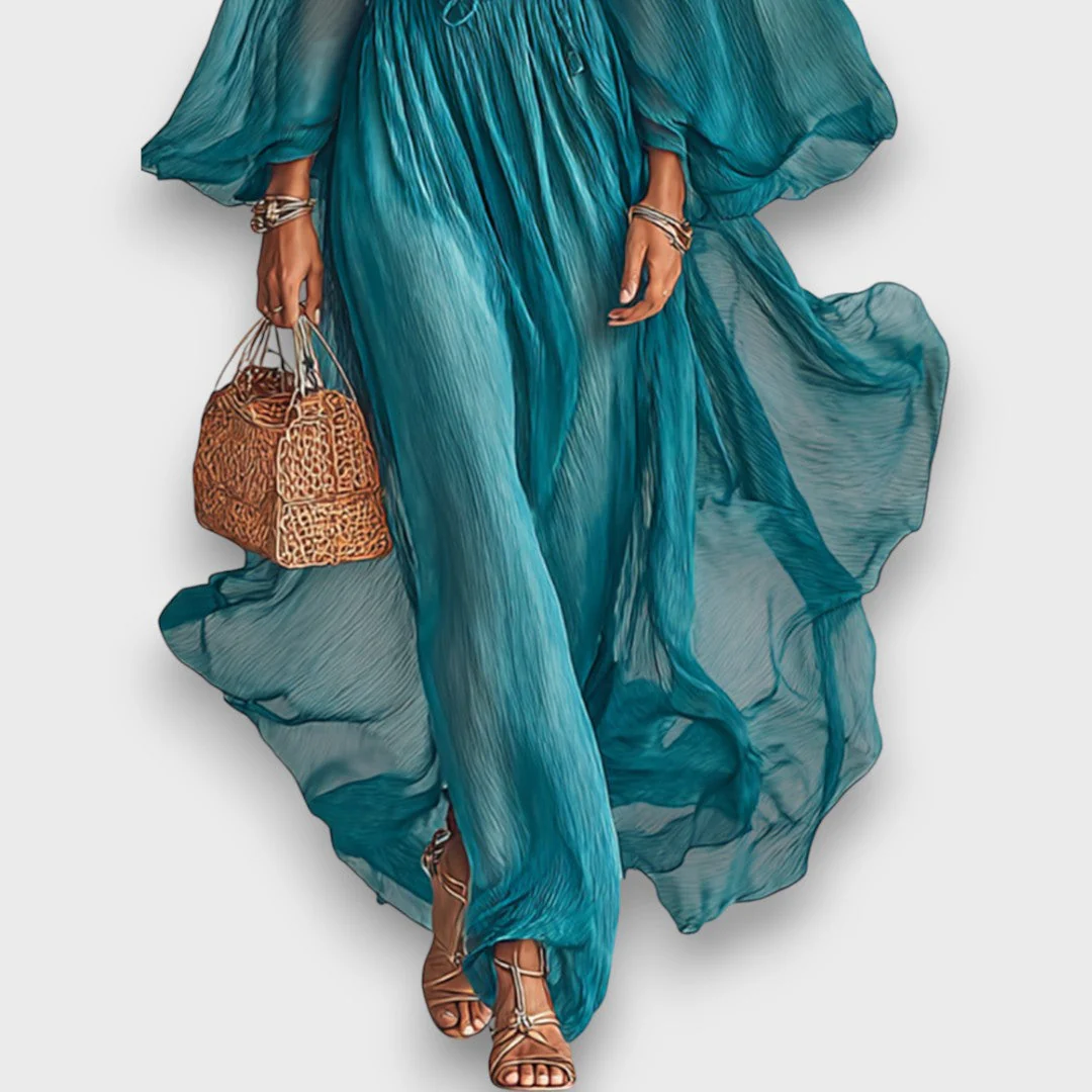 Elviana – Maxikleid aus Chiffon - Image 3