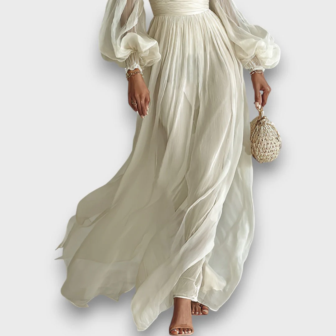 Elviana – Maxikleid mit quadratischem Ausschnitt - Image 3