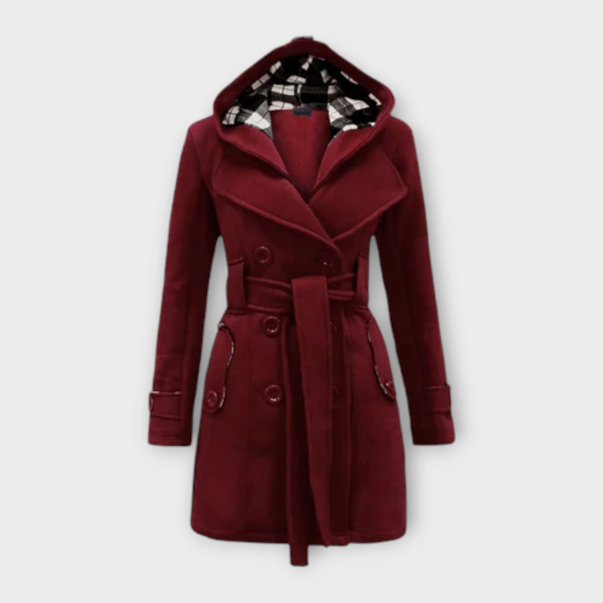 Elyana – Warmer Wintermantel mit Kapuze