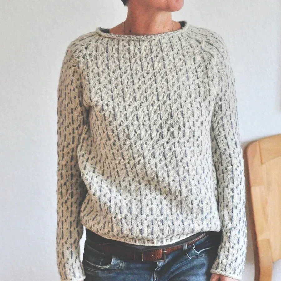 Emelie | Schicker Pullover in Grau für jeden Anlass - Image 2