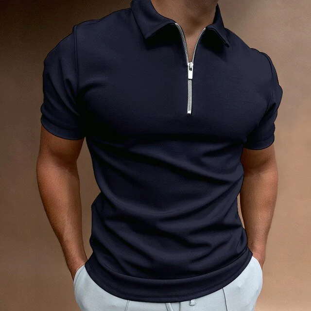 Emil Kurzarm-Poloshirt mit Reißverschluss - Image 2