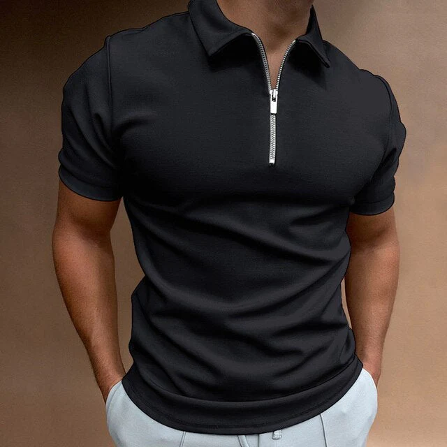 Emil Kurzarm-Poloshirt mit Reißverschluss - Image 3