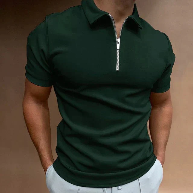 Emil Kurzarm-Poloshirt mit Reißverschluss - Image 5