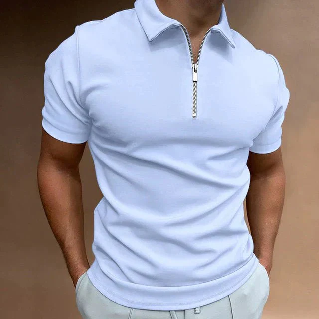 Emil Kurzarm-Poloshirt mit Reißverschluss - Image 8