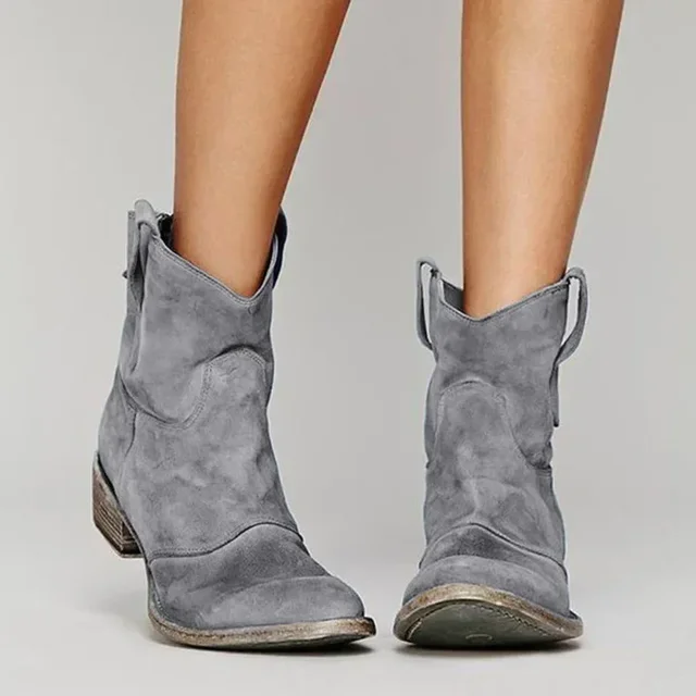Emily™ – Lederstiefel für Knöchel - Image 4
