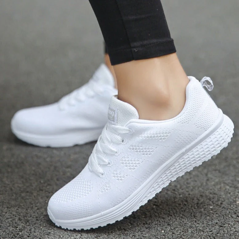 Emma | Damen Schnür Casual Walking Sneaker - Image 2