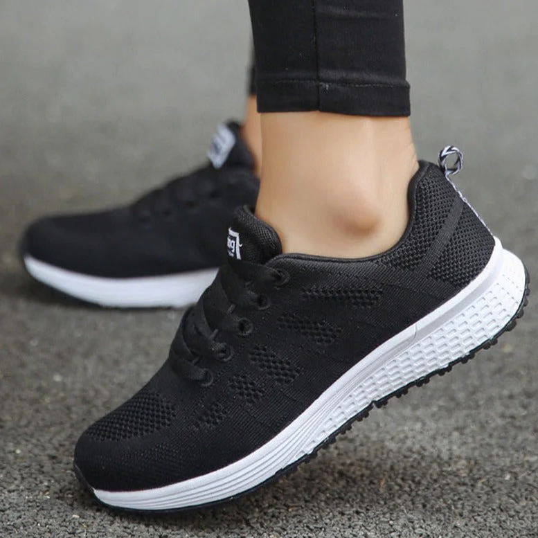 Emma | Damen Schnür Casual Walking Sneaker - Image 3
